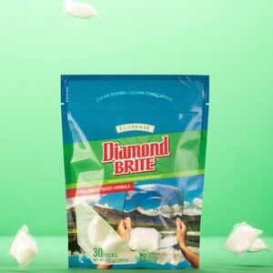 Diamond Brite Packs Automatic Dishwasher Detergent Green Concentrated - 30 packs
